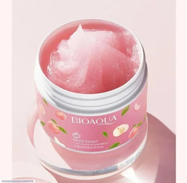 BioAqua Exfoliating Peach Gel Scrub, 140G - Image 2